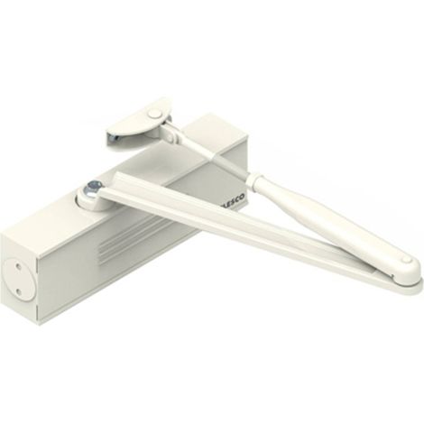 Support de ferme-porte blanc unik 2500 2559t.bl telesco