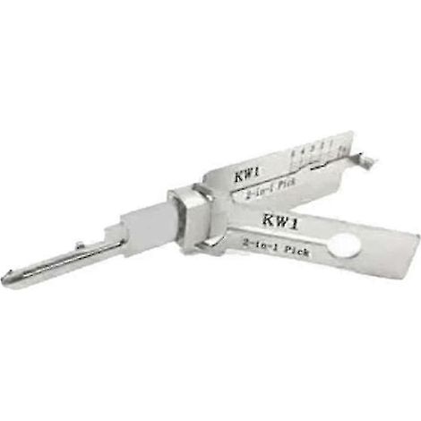 Strumento 2 in 1 Lishi KW1 per aprire la serratura della porta calendario