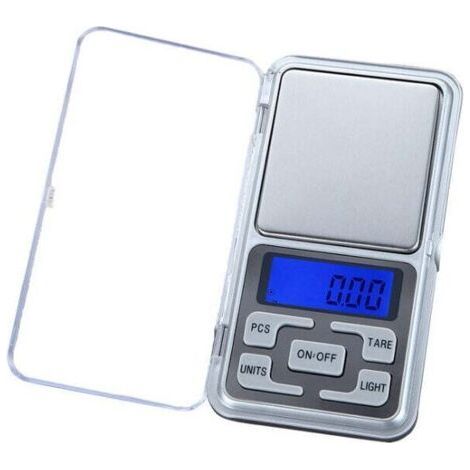 Precision Kitchen Scales, 0.01g-500g, Mini Multifunctional Food Scales with LED Display and Tare Function (1/4)