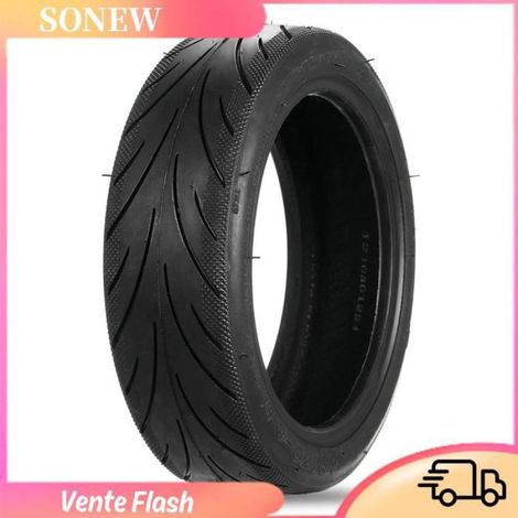 Sonew Pneu de scooter électrique Pneu sans Chambre à Air pour Scooter électrique 60/70-6,5, épais, jouets trampoline Noir (1/5)