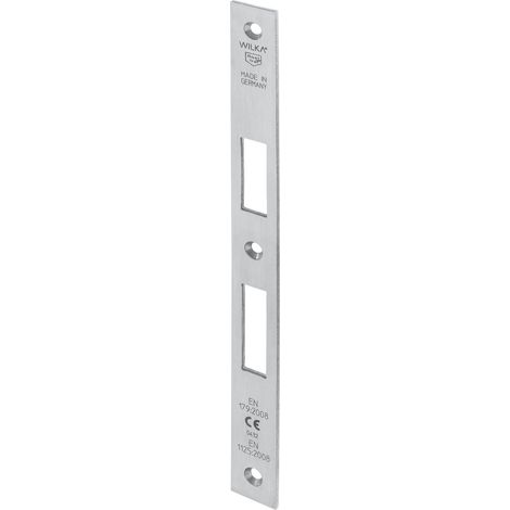 WILKA Schließblech P662, flach/eckig 270 x 24 x 3 mm, Edelstahl (1/5)