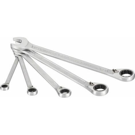 Juego de llaves combinadas de carraca 606/5 5 piezas SW 8-19mm conmutables HAZET