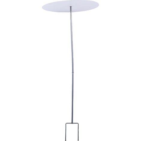 Parasol de protection plantes 30 cm anti-soleil 65% extérieur en PVC mousse jardin avec mât acier 70 cm (1/5)