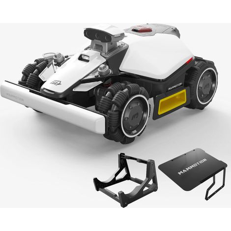 MAMMOTION LUBA Mini 2 AWD 1000 Mähroboter ohne Begrenzungskabel, mit Waschhalterung und Garage für Rasenmäher Auto-Mapping, DropMow, 80% Steigung (1/5)