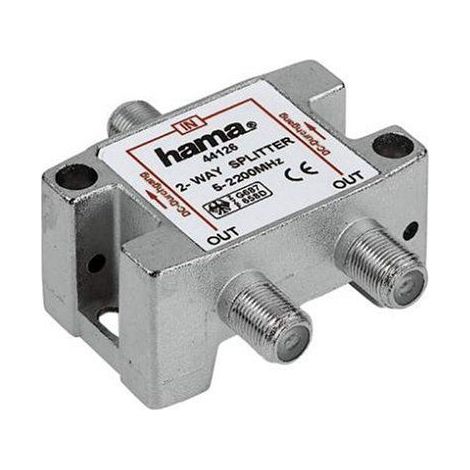Hama SAT-Verteiler 2-fach, voll geschirmt für HDTV