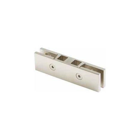 Penture inférieure carré inox poli pour porte en verre trempé – Longueur 165mm – Compatible pivot carré – SX1132IPFR – Sevax