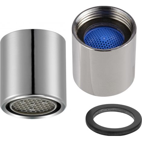 Schläfer 10002516 2PZ- Aeratore Femmina M16 Universale, Rompigetto Rubinetto Miscelatore Bagno e Cucina, Filtro Anticalcare, Filetto Interno M16X1, Compatibile con NEOPERL HONEYCOMP PCA Cromo. (1/5)