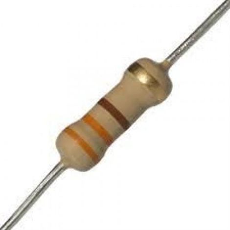 330r 1w Résistance Oxyde métallique 330 Ohm 1w 5% Mesures 3,2x9mm 330r1w