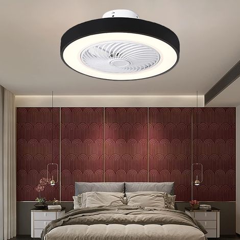 Ventilateurs de Plafond Avec Despes,Ventilateurs de Plafond À Led Avec Des Lumières Ete Télécommande Silencieuse Moderne Ventilateur Lumière de Plafond Chambre À Coucher 3 Vitesses, Ventilateur (1/5)