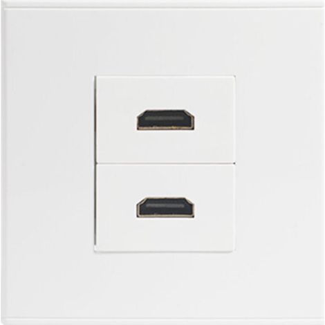 Prise murale de Type 86, HDMI, câble réseau pour télévision numérique, haute définition (1/5)