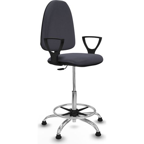 Sedia da Ufficio Piqueras y Crespo BFN05RT Grigio scuro Alta (1/5)