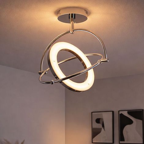 24 Watt LED Deckenleuchte Deckenlampe Innenbeleuchtung Ring beweglich Leuchte