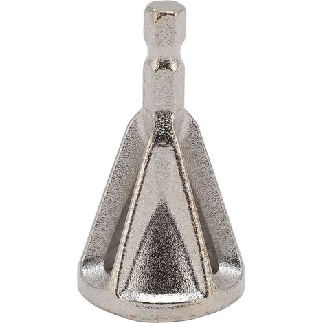 Lot de 4 forets ébavure queue hex 1/4 po acier rapide outil chanfrein extérieur 3 trous pour burinage (1/5)