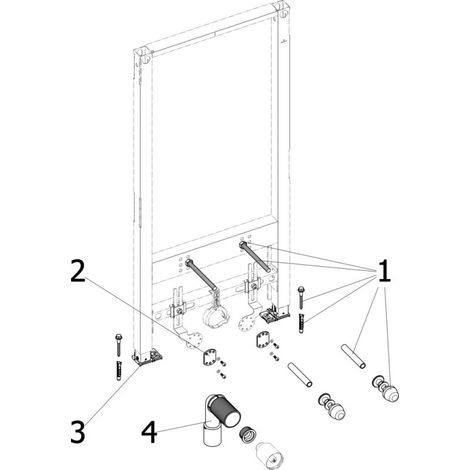 VIEGA 776442 Élément bidet Prevista Dry (1/5)
