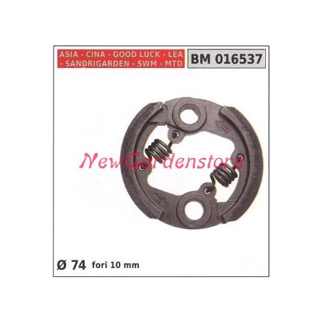 Frizione completa CINA motore decespugliatore Ø74 foro 10mm 016537