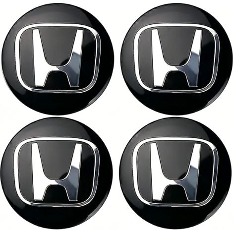 4 enjoliveurs centraux de 69 mm pour Honda Civic, Fit, Advance, 150, Inspire, XR-V, CR-V, UR-V, Fit Type R. Accessoires pour enjoliveurs de roues de voiture de 26 pouces.