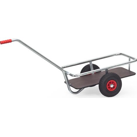 Fetra Handwagen mit Boden 700x400mm für Aussenbereich Luftbereifung (1/5)
