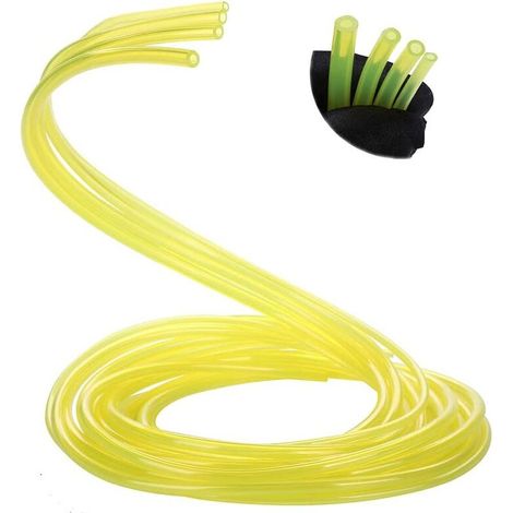 Ahlsen Juego de mangueras de combustible, 4 piezas, manguera de combustible, manguera de combustible de 1,5 metros para motosierra, recortadora, desbrozadora, motor de 2 a 4 tiempos (juego de 4 piezas (1/5)