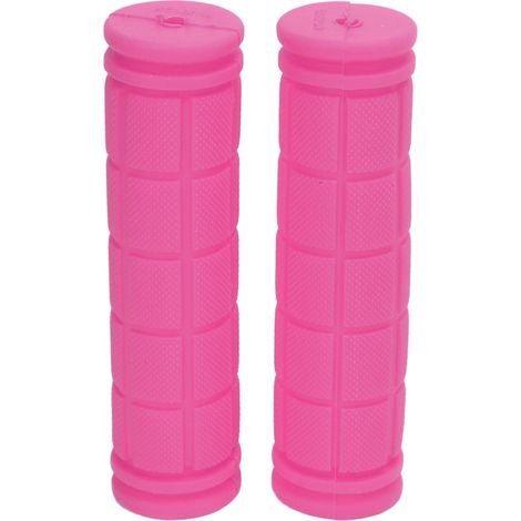 Paar rutschfeste Fahrradgriffe aus Gummi für Mountainbike-, Rennrad- und Citybike-Lenker, pink (1/5)