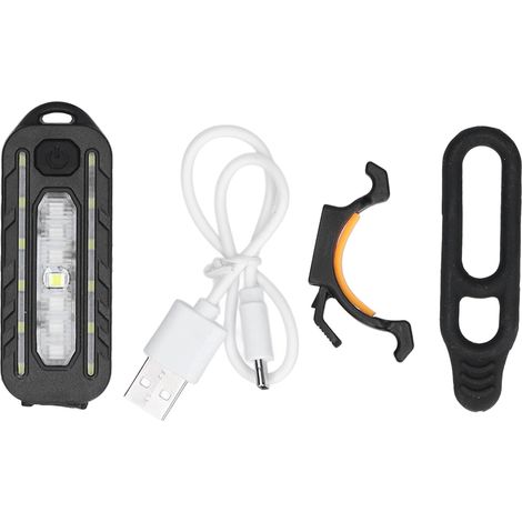 Wiederaufladbares LED-Rücklicht per USB für Fahrräder, wasserdicht nach IPX3, für Mountainbikes und ATVs (1/5)