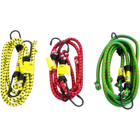 TrendLine Gepäckspanner-Set 600,800,1000mm Spanngurte Spannseile Spanngummi