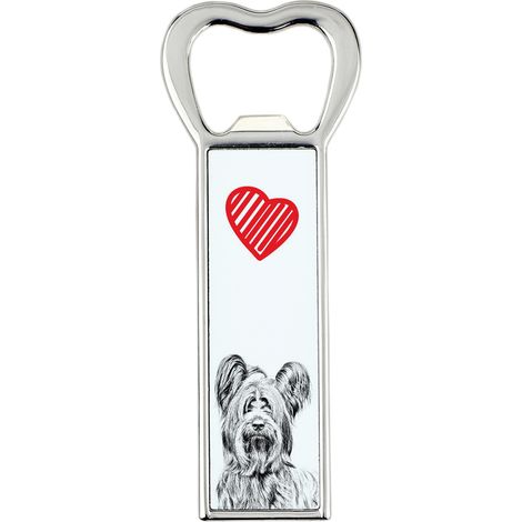 Skye Terrier - un apribottiglie con un cane, un apri-frigo personalizzato, un regalo unico per uomo di Art-Dog (1/5)