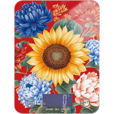 Balance numérique de cuisine avec tournesol facile à nettoyer 5 kg/5 g (1/5)