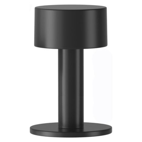 Butée Porte Adhésive Acier Inox 60mm Noir avec Caoutchouc (1/5)