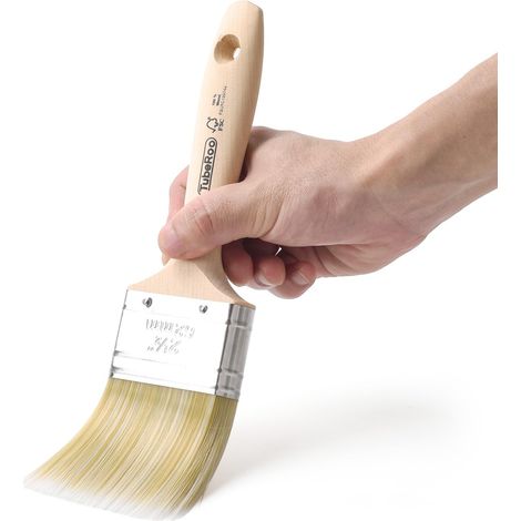 Pinceau à peinture de 62 mm - Pinceau de peinture pour peinture, huile de bois et peinture murale - Pinceau à lasure pour bois - Pinceau de peinture (1/5)