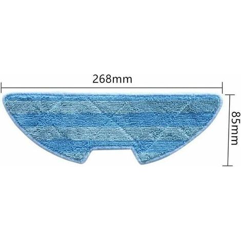 Lot de 6 Chiffons de Nettoyage pour Aspirateur Robot Proscenic VSLAM 811GB VSLAM 911SE (1/2)