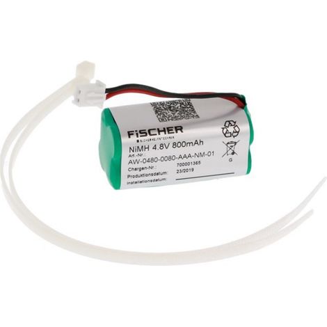 fischer Akkuwürfel 4,8V/0.8Ah AW-0480-0080AAA-NM01