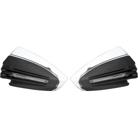 Housse de protection universelle pour les mains de moto, imperméable, Anti-chute et coupe-vent, avec lumière directionnelle LED (1/5)
