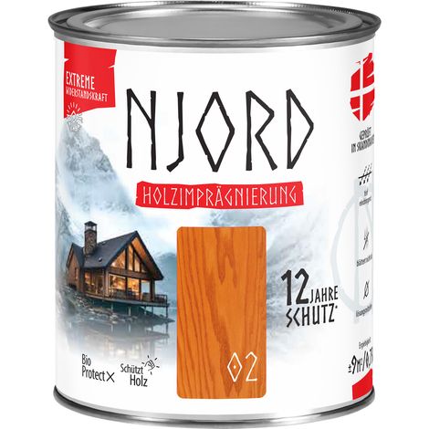 NJORD Extreme Holzimpragnierung (02) Nordische Eibe - 0,75L (1/4)