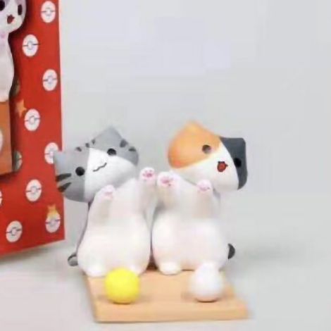 Support téléphone chat mignon PVC antidérapant, support de bureau polyvalent dessin animé pour smartphones (1/5)