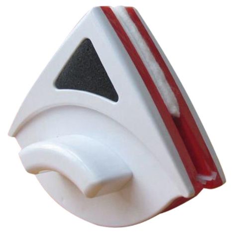 Detergente per vetri a doppia faccia per vetri da 3 a 8 mm di spessore, strumento rosso per la pulizia dei vetri (1/5)