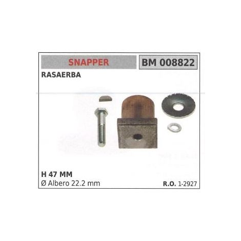 Supporto mozzo portalama rasaerba tagliaerba SNAPPER 008822