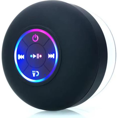 Enceinte Bluetooth étanche pour douche avec ventouse, qualité sonore HD, appairage rapide et facile, résistante aux éclaboussures (1/5)