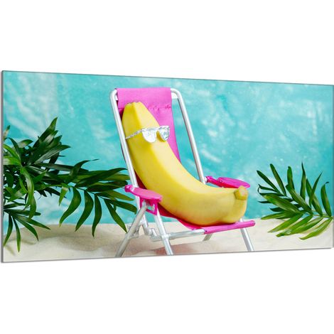 Piastra protettiva in vetro per stufa 90x52 Banana (1/5)