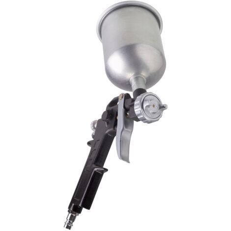 FERM ATA1039 Pistolet à peinture avec récipient - Pour compresseur (1/4)