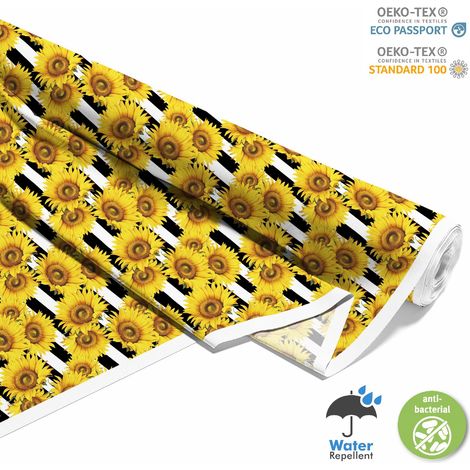 OUTDOOR DEKOSTOFFE OXFORD - Motiv Sonnenblumen 5