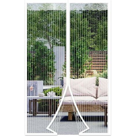Magnetisches Moskitonetz für Türen 140x220 cm – 32 Magnete – Einfache Montage ohne Werkzeug – Ultrafeines Insektennetz (1/5)