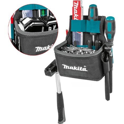 Makita E-15257 Square Riveted Screw Nails Pouch Hammer 2 x Battery Holder BL1850