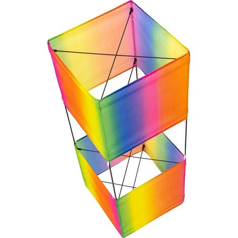 HQ CERF-VOLANT ECOLINE CLASSIC POUR ENFANTS - POUR MONTER - POUR FAIRE MONTER - PEU DE VENT À PARTIR DE 5 ANS - 75 X 120 CM + 1,