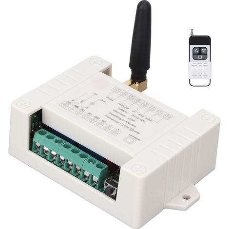Télécommande 433MHz pour Moteur DC 12V-36V, Commande de Portail Électrique et Porte de Garage (1/5)