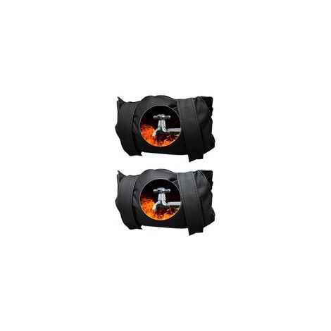 Couvercles de Robinet D'extérieur 2 Pièces,Protection Isolée du Robinet pour L'hiver Contre L'éclatement du Gel (1/5)