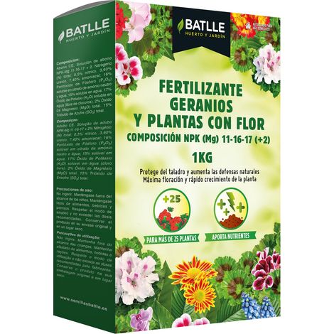 Engrais pour géraniums et Plantes à Fleurs, 1 kg (1/3)