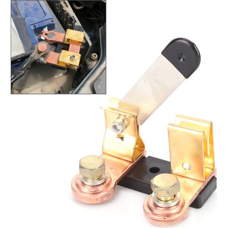 Batteriekabel, 1 AWG Batterietrennschalter für Fahrzeuge, Schlüsselbetätigter Schutzschalter, Autozubehör, Hochleistungs-Kupferdraht, Werkzeug für elektrische Wartungsarbeiten (1/5)
