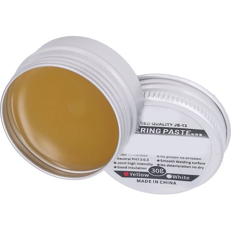 Pâte à souder à la colophane, flux de soudure basse température sans nettoyage pour réparation électronique, 30 g / 1,1 oz (1/5)