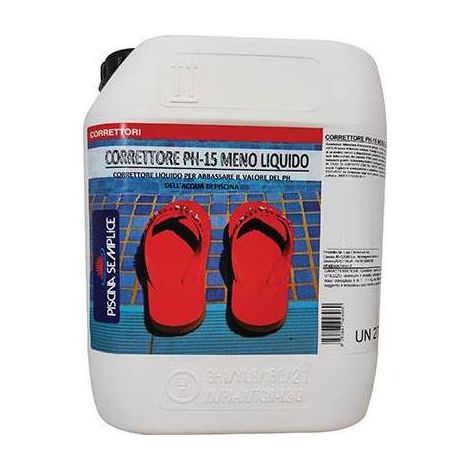 REGOLATORE PH MENO 15% X PISCINA LAPI - LIQUIDO LT  5 - 1 pezzo