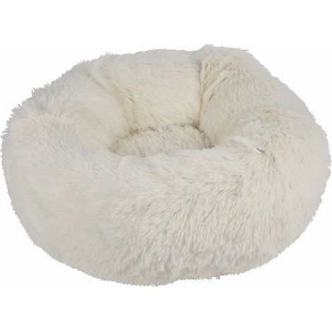 Panier Rond pour Chien & Chat "Fluffy" 55cm Écru (1/5)